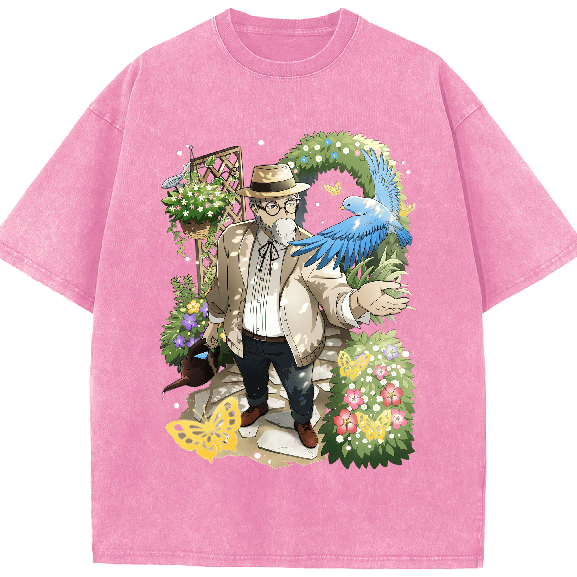 （画像用） 文豪ストレイドッグス Bungo Stray Dogs 綿100% ヴィンテージ風 半袖Tシャツ（フロントプリント）